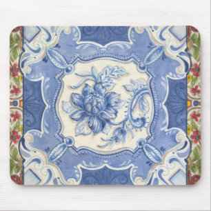 Chinoiserie Lotus Mousepad Muismat