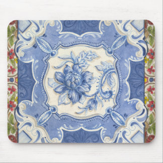 Chinoiserie Lotus Mousepad Muismat