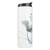 Chinoiserie Lotus Painting Persoonlijk toevoegen N Thermosbeker (Gedraaid links)
