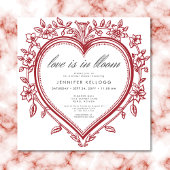  Chinoiserie Love In Bloom Vrijgezellenfeest Kaart