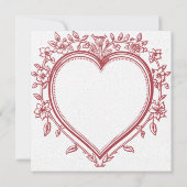  Chinoiserie Love In Bloom Vrijgezellenfeest Kaart (Achterkant)