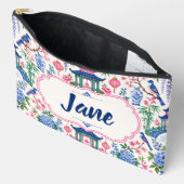 Chinoiserie Mahjong Tegelbaret Gepersonaliseerd Etui (Open)