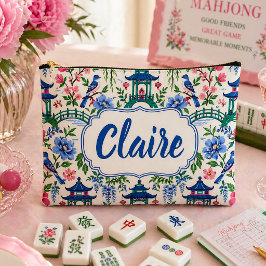 Chinoiserie Mahjong Tegelbaret Gepersonaliseerd Etui