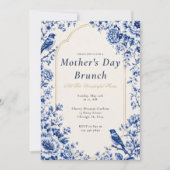 Chinoiserie Moederdag Brunch Kaart (Voorkant)