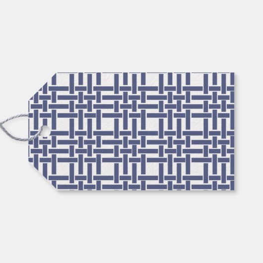 Chinoiserie Monkeys Monogrammed Gift Labels Cadeaulabel (Achterkant Horizontaal)