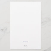 Chinoiserie Monkeys Monogrammed Stationery Briefpapier (Achterkant)