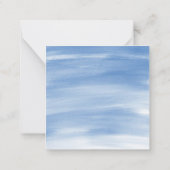 Chinoiserie Monogram Ginger Jar Gift Enclosures Notitiekaartje (Achterkant)