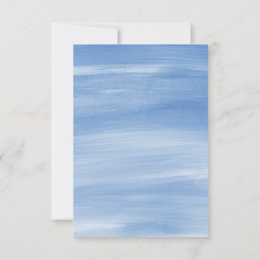 Chinoiserie Monogrammed Ginger Jar Note Cards Bedankkaart (Achterkant)