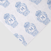 Chinoiserie Monogrammed Ginger Jar Tissue Paper Tissuepapier (Detail)