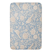 Chinoiserie naadloos patroon van vogels en bloemen badmat (Voorkant Verticaal)