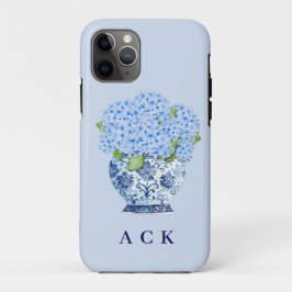 Chinoiserie Nantucket Blauwe Hortensia's Case-Mate iPhone Case