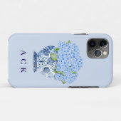 Chinoiserie Nantucket Blue Hydrangeas  Case-Mate iPhone Case (Achterkant (horizontaal))