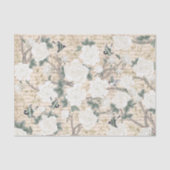 Chinoiserie Old Handwriting Decoupage Tissuepapier (Voorkant)