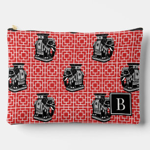 Chinoiserie Olifant op Bamboe - Rood & Zwart Etui