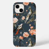Chinoiserie op Denim Blue Case-Mate iPhone Case (Achterkant)