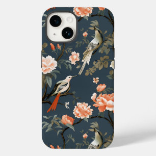 Chinoiserie op Denim Blue Case-Mate iPhone 14 Hoesje