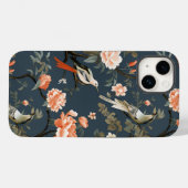 Chinoiserie op Denim Blue Case-Mate iPhone Case (Achterkant (horizontaal))