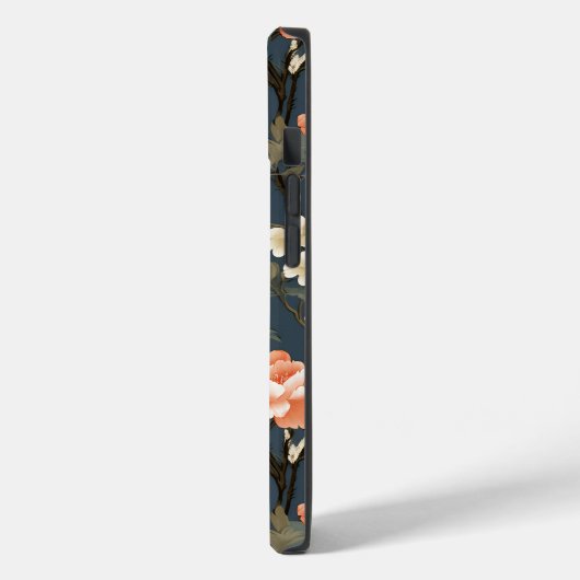 Chinoiserie op Denim Blue Case-Mate iPhone Case (Achterkant / Links)