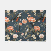 Chinoiserie op Denim Blue Deurmat (Voorkant)