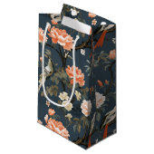 Chinoiserie op Denim Blue Klein Cadeauzakje (Voorkant Gekanteld)