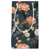 Chinoiserie op Denim Blue Klein Cadeauzakje (Voorkant)