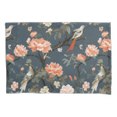 Chinoiserie op Denim Blue Kussensloop (Voorkant)