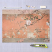 Chinoiserie Oranje Sherbet Collage Tissuepapier (Craft)