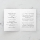 Chinoiserie Order of Service uitvaartprogramma (Binnen)