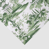 Chinoiserie Orient Landschapsschilderij Decoupage Tissuepapier (Detail)