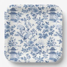 Chinoiserie Pagoda Crane