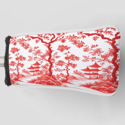 CHINOISERIE PAGODA GOLFHEADCOVER (Voorkant)