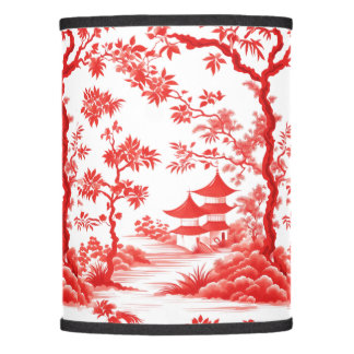 CHINOISERIE PAGODA IN HET ROOD!