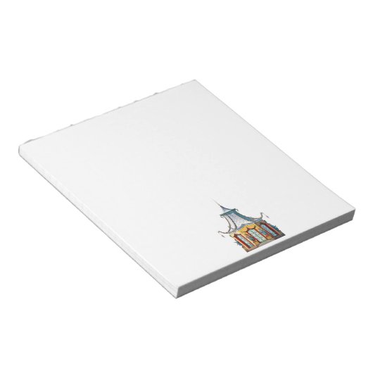 Chinoiserie Pagoda Notitieblok (Schuin)