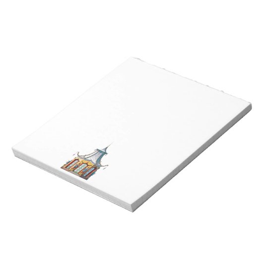 Chinoiserie Pagoda Notitieblok (Linkerzijde)