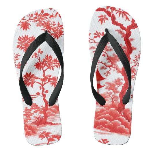 CHINOISERIE PAGODA TEENSLIPPERS (Voetbed)