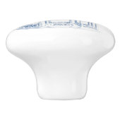 Chinoiserie Pagode Keramische Knop (Zijkant)