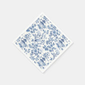 Chinoiserie Pagode Kraan Verjaardagsfeestje Servet (Hoek)