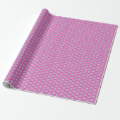 Chinoiserie Pagodes (op roze) Cadeaupapier (Uitgerold)