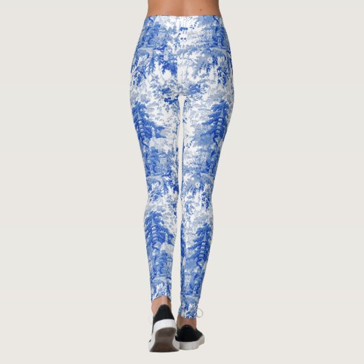 Chinoiserie Palace Toile ~ Willow Ware Leggings (Achterkant)