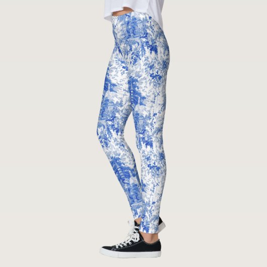 Chinoiserie Palace Toile ~ Willow Ware Leggings (Links)