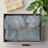 Chinoiserie-panel verhit blauw -  tissuepapier (Geschenk)