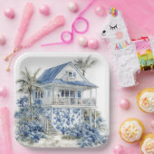 Chinoiserie Paper Plate Papieren Bordje (Feest)