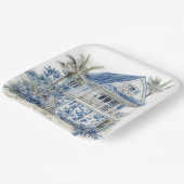 Chinoiserie papieren bord (Gebogen)