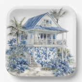 Chinoiserie papieren bord (Voorkant)