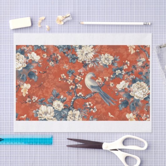 Chinoiserie Patronen13 Tissuepapier (Craft)