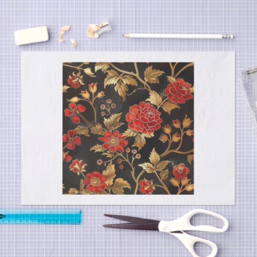 Chinoiserie Patronen18 Tissuepapier (Craft)