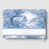 Chinoiserie Patroon & Geometrische Rand ID1094 Gastenboek (Achterkant)