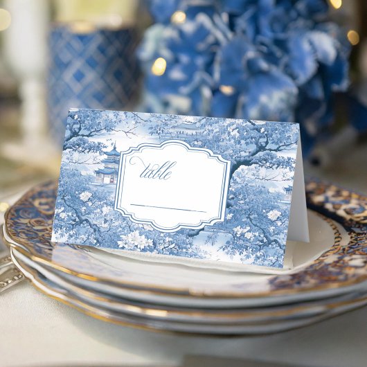 Chinoiserie Patroon Huwelijk ID1094 Plaatskaartje