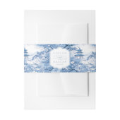 Chinoiserie Patroon Huwelijk ID1094 Uitnodigingen Wikkel (Voorkant Voorbeeld)