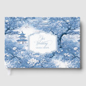 Chinoiserie Pattern Framed Calligraphy ID1094 Gastenboek (Voorkant)